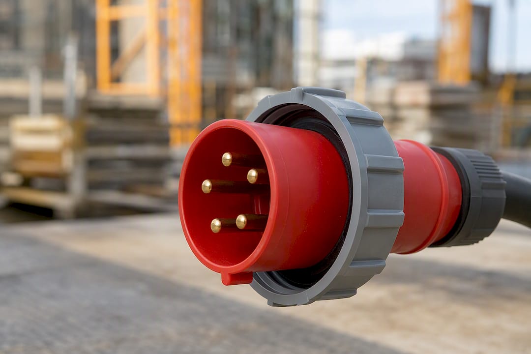 Gedeeltelijke CEE-aansluiting met kabel