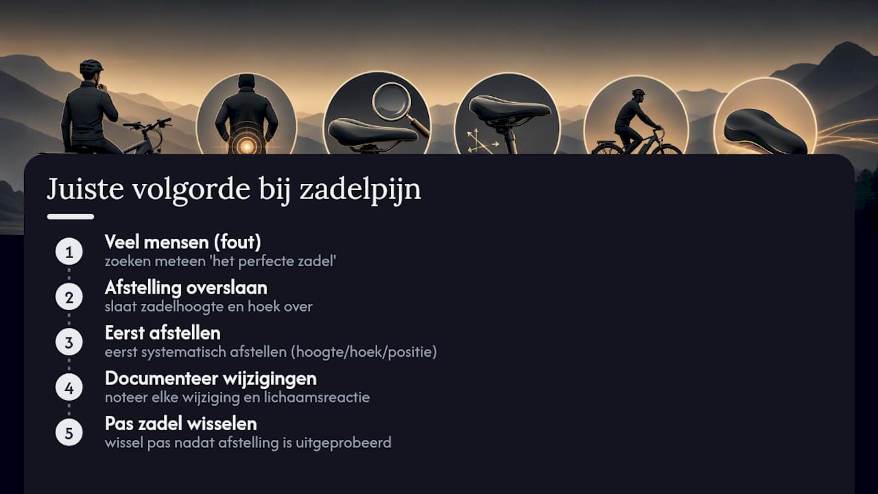 Waarom fietsers vaak de verkeerde volgorde proberen — overview diagram