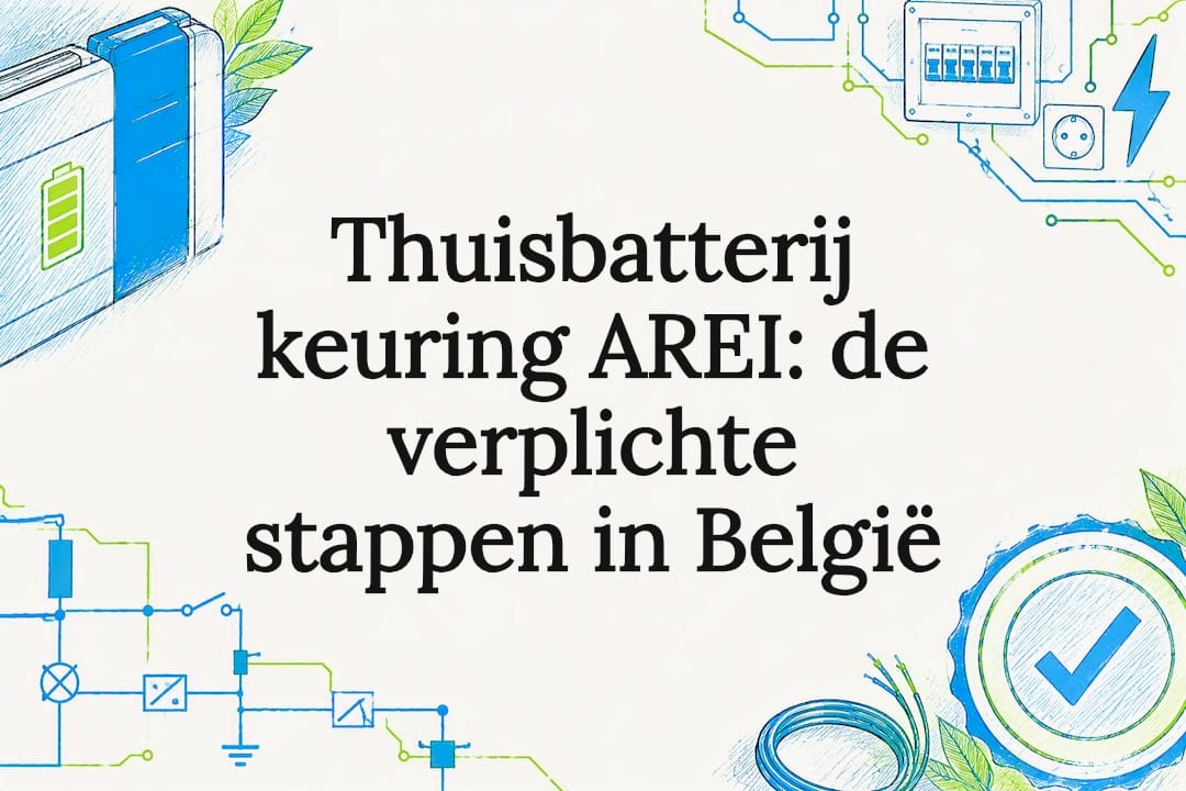 Thuisbatterij keuring AREI: de verplichte stappen in België