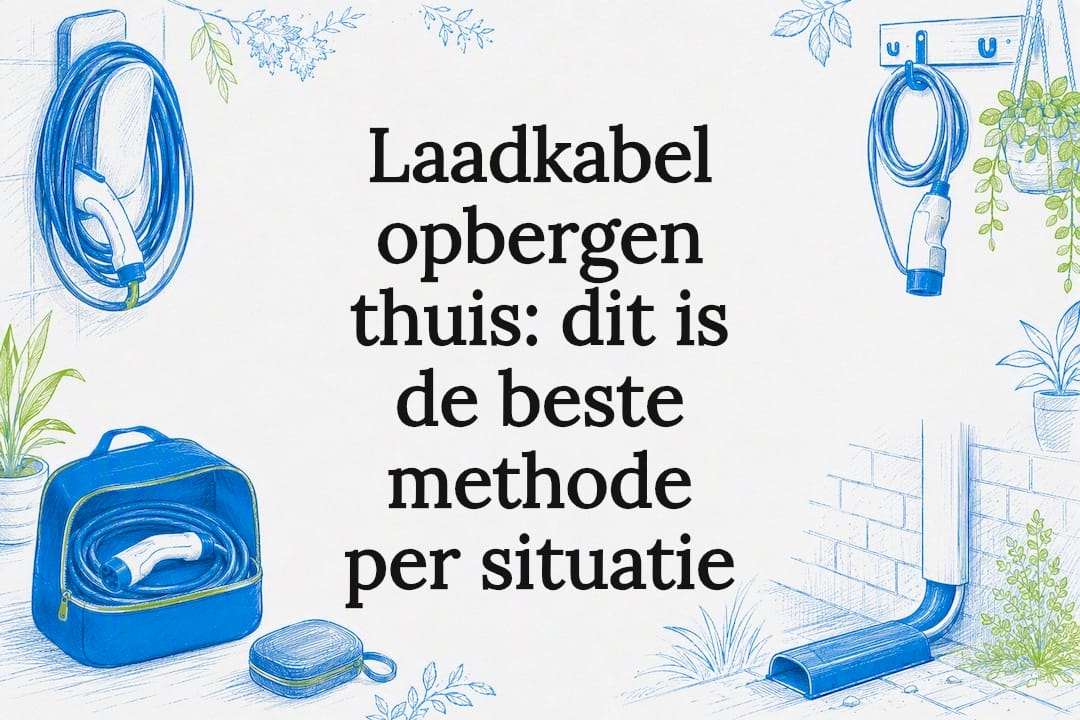 Laadkabel opbergen thuis: dit is de beste methode per situatie