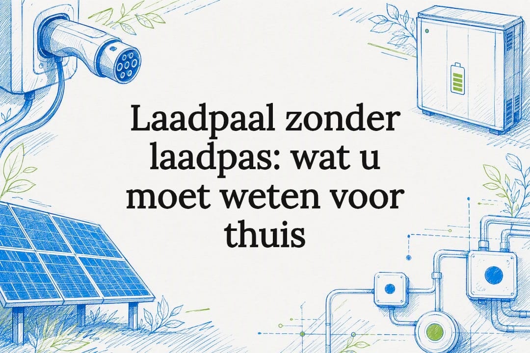 Laadpaal zonder laadpas: wat u moet weten voor thuis