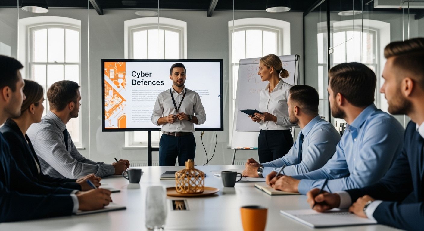 employee cybersecurity training session