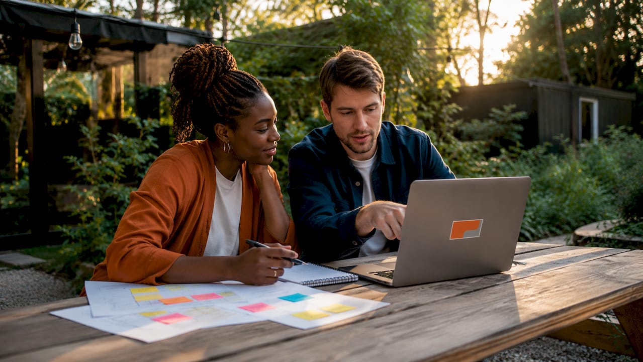IT team collaborating on co-managed IT tasks