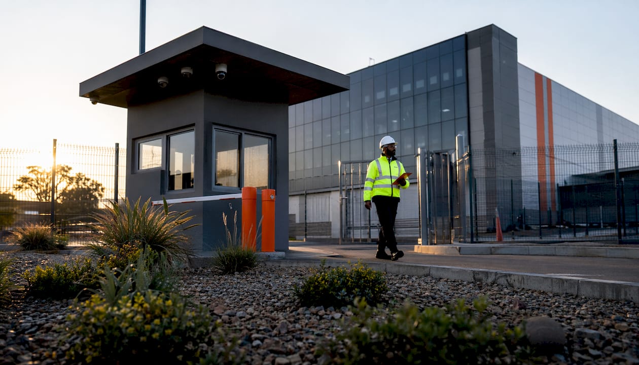 Exterior view of South African data center building
