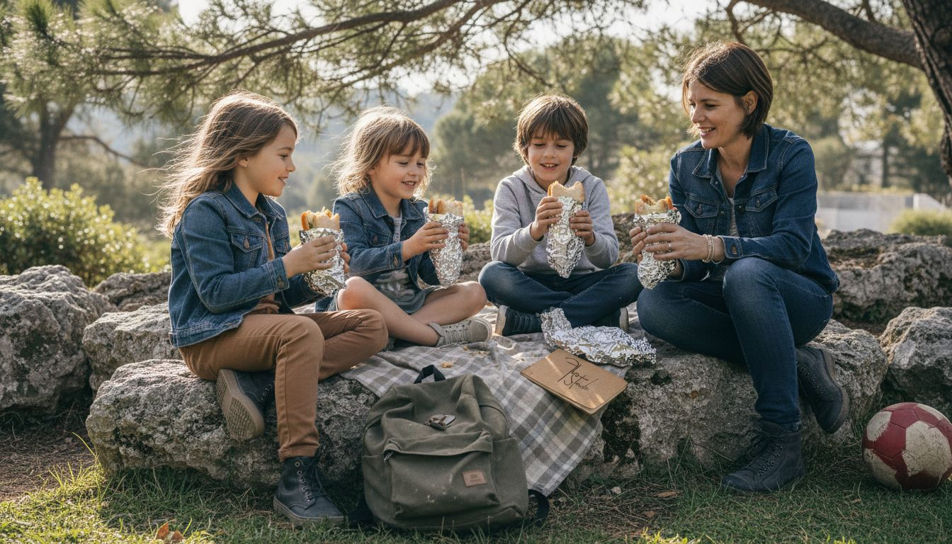Un pique-nique en famille, un instant spontané en plein air