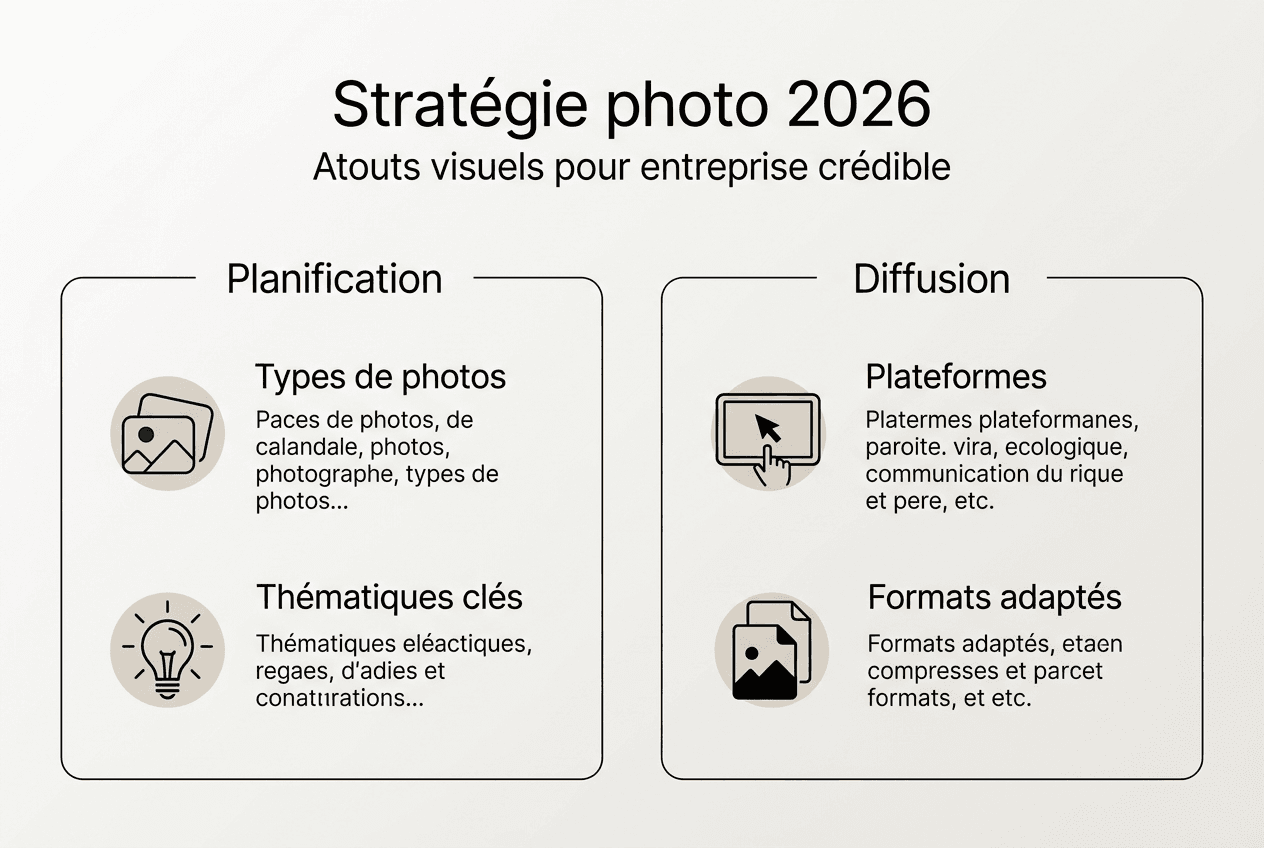 Visuel : les grandes lignes de la stratégie photo des entreprises à l’horizon 2026