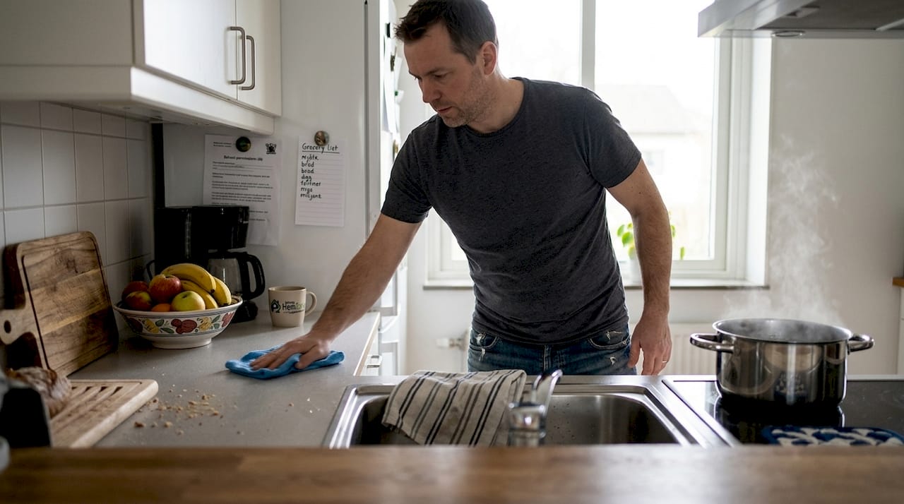 Så håller du köket rent i vardagen när hemmet är fullt av liv