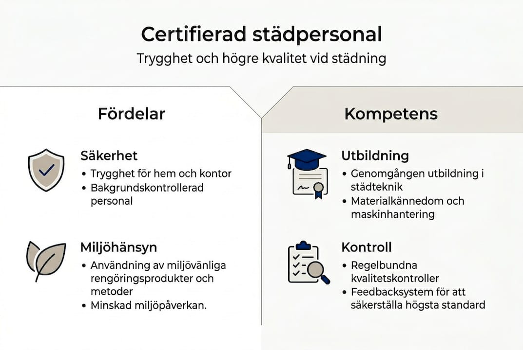 Så här gör certifierade städare skillnad – en översikt över deras kompetens och fördelar