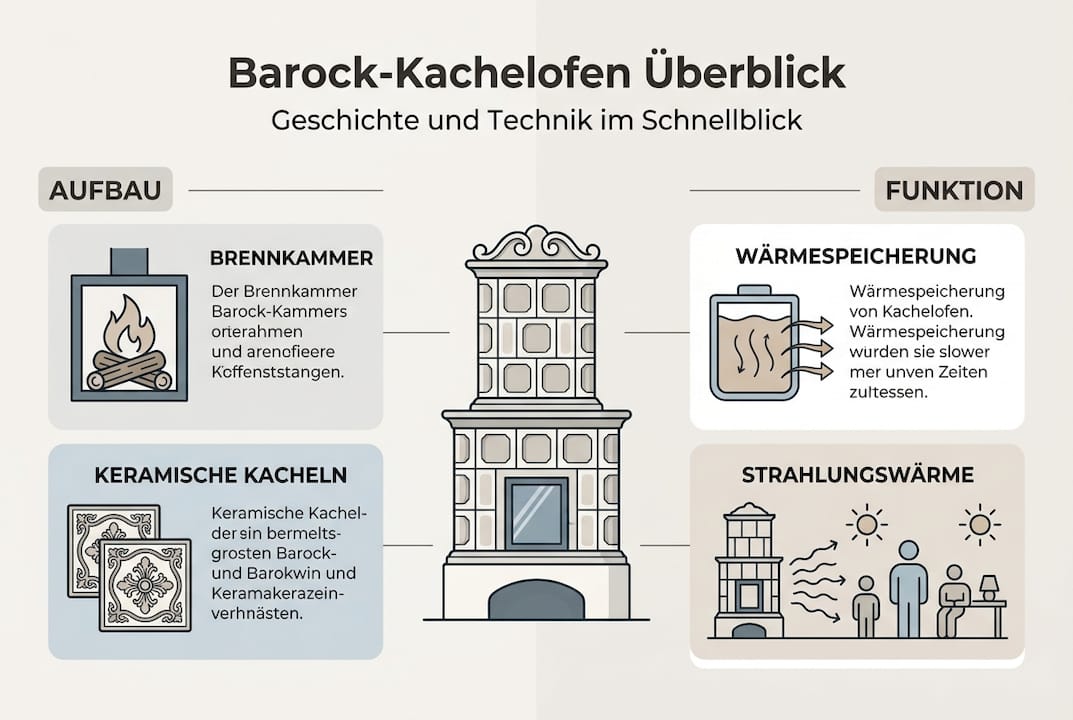 Übersicht: Technik und Aufbau barocker Kachelöfen auf einen Blick