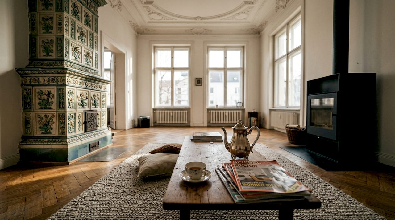 Antike und moderne Kachelöfen im Wohnraum – ein Vergleich