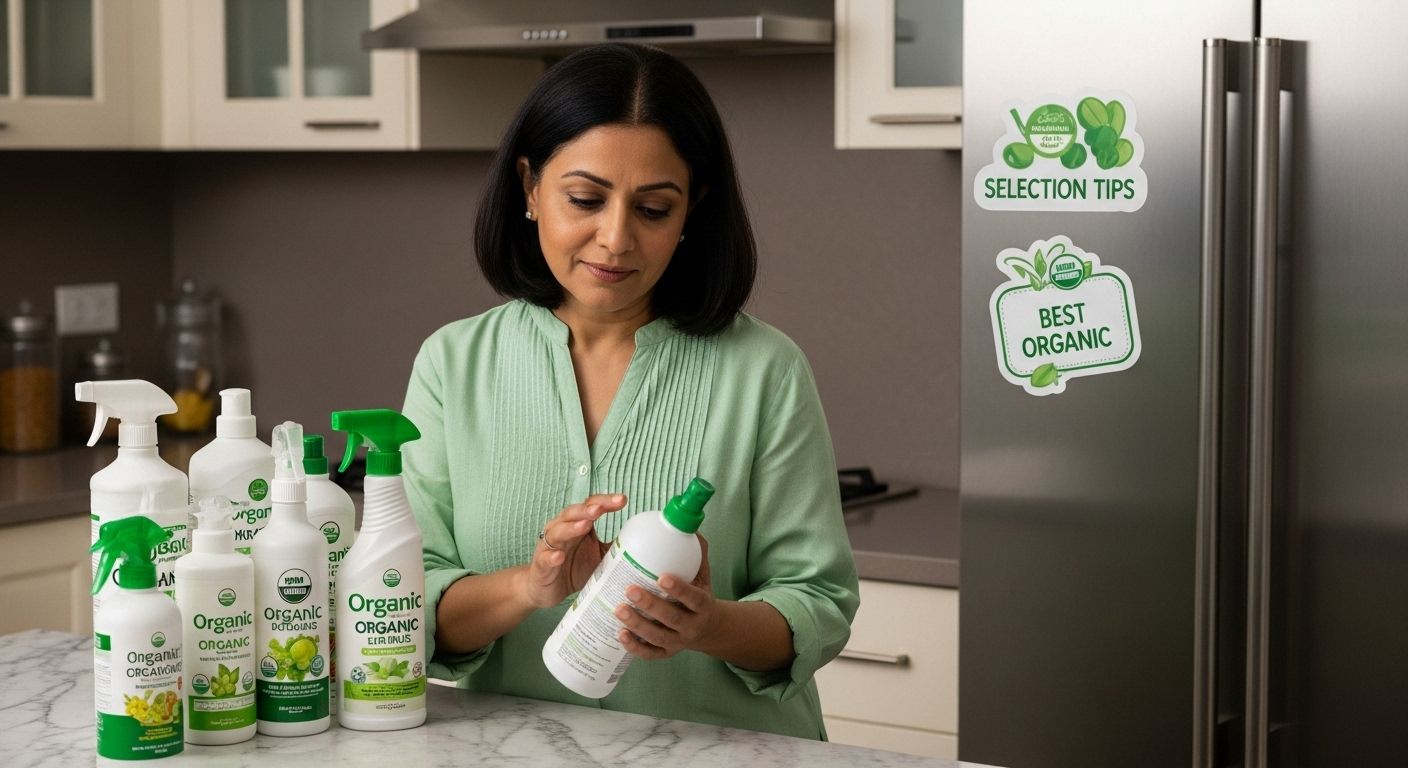 organic products selection