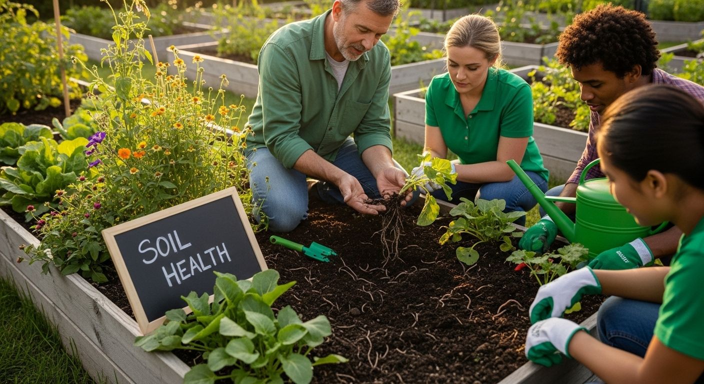 organic farm soil education