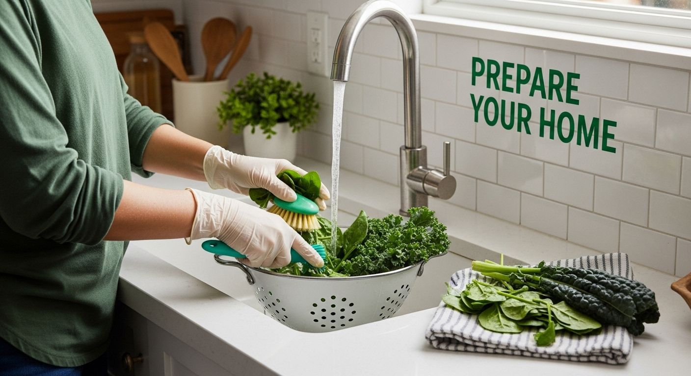 how to avoid pesticides washing produce