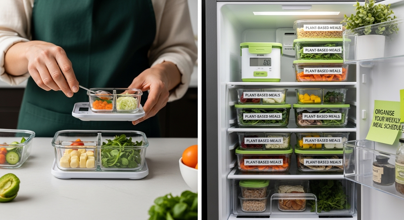 vegan meal storage organization