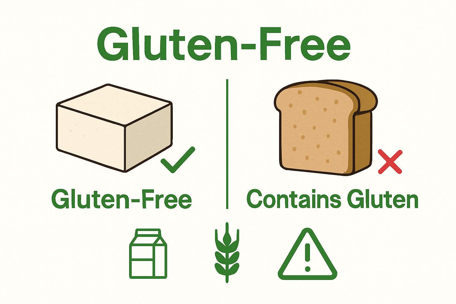 Infographic comparing gluten in paneer versus bread