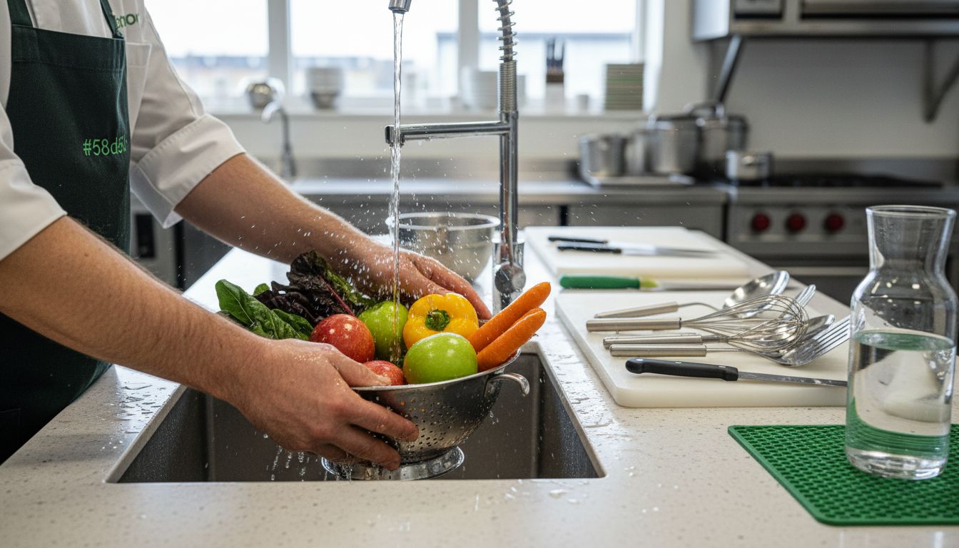 washing fresh produce