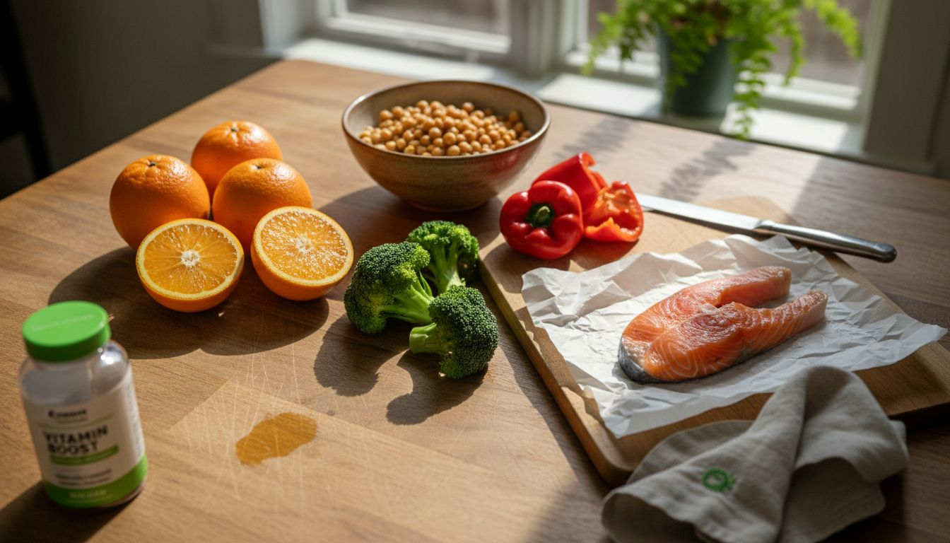 Whole foods rich in immune nutrients