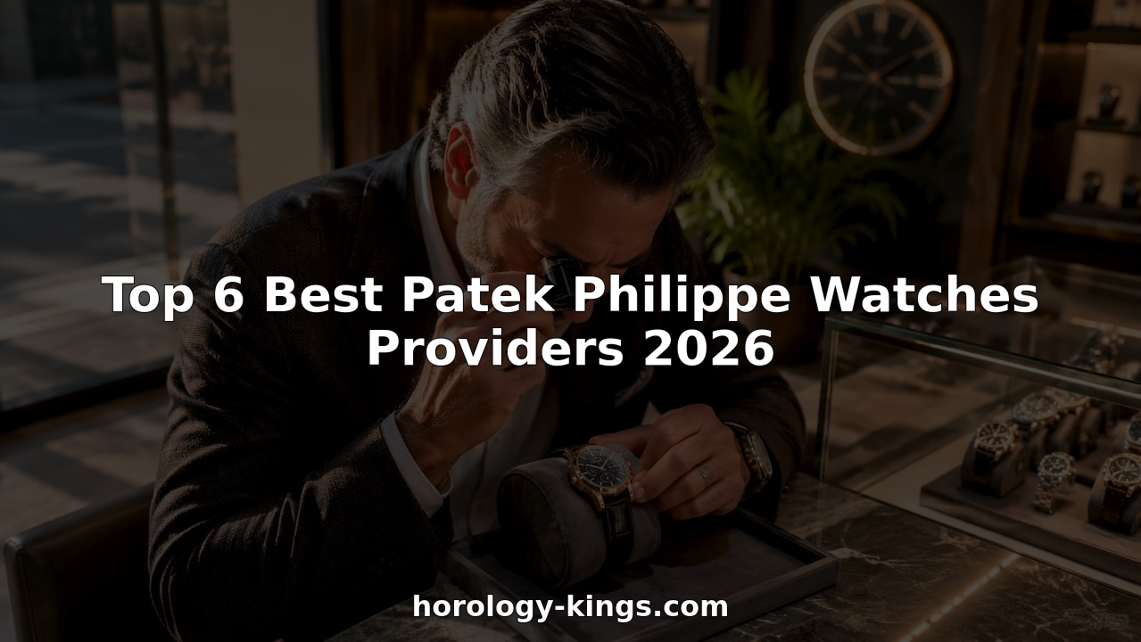 Jeweler examining Patek Philippe watch in boutique