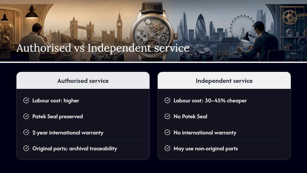 Authorised service versus independent specialists: what UK owners should know — overview diagram