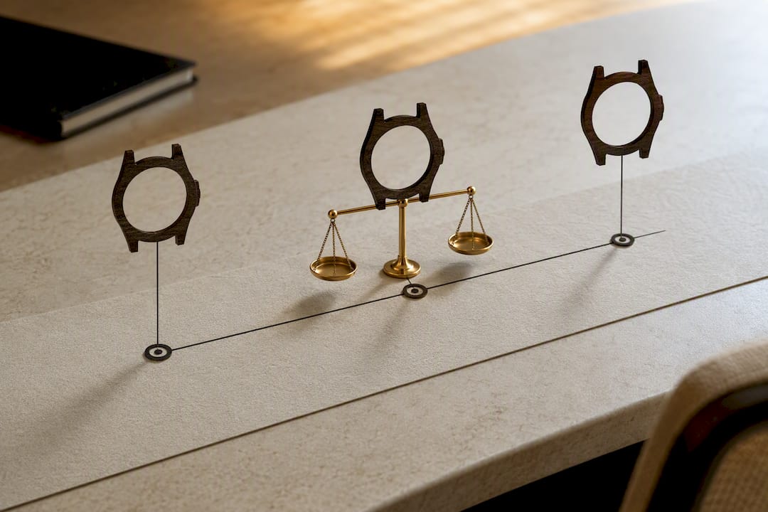 Illustrated inheritance valuation timeline for watch