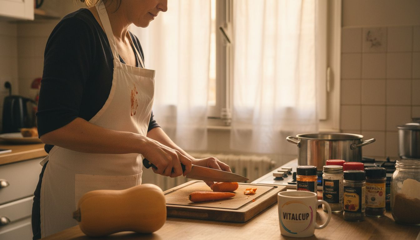 Cuisiner avec des produits frais et naturels