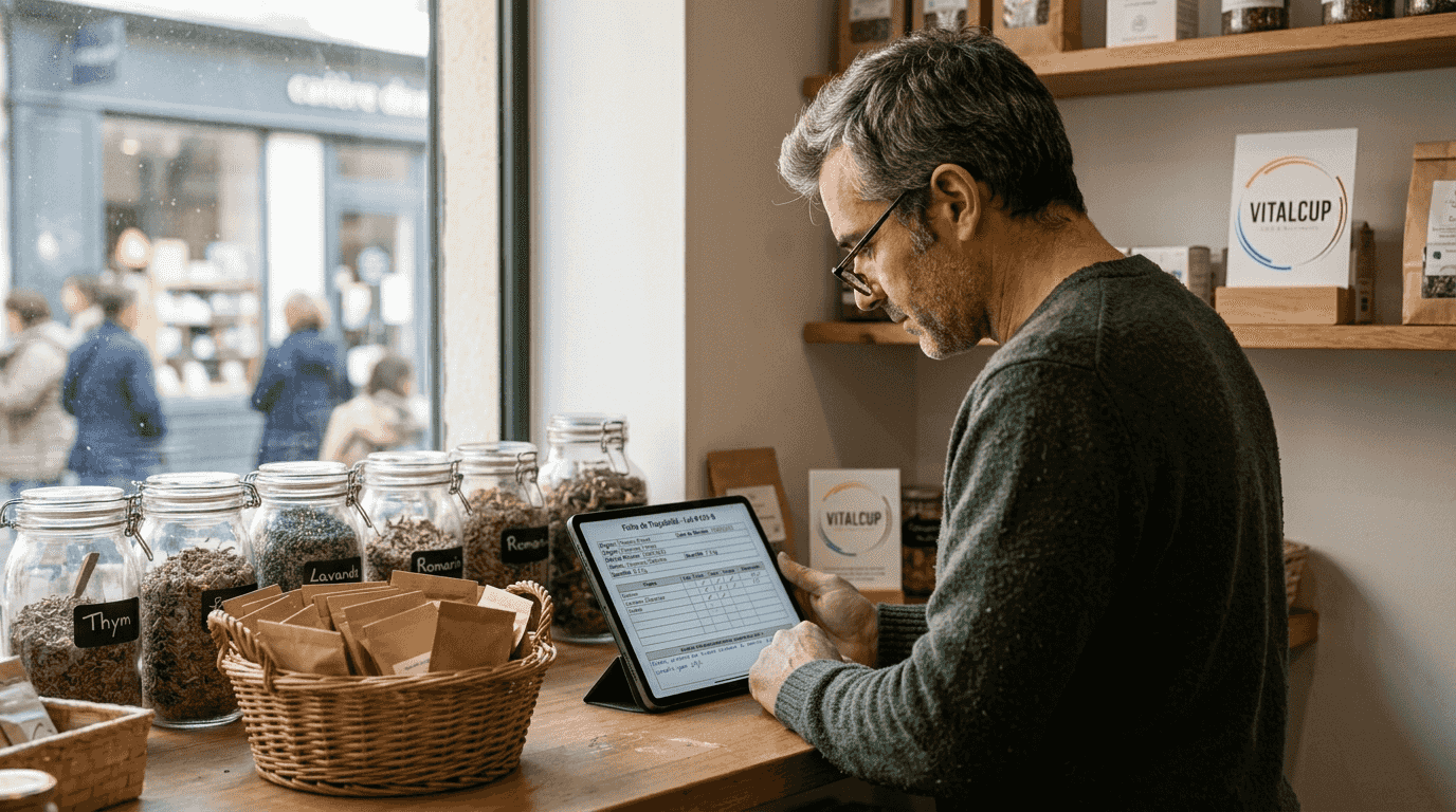 Profitez d’un accompagnement personnalisé pour garantir la traçabilité de vos compléments naturels en boutique.