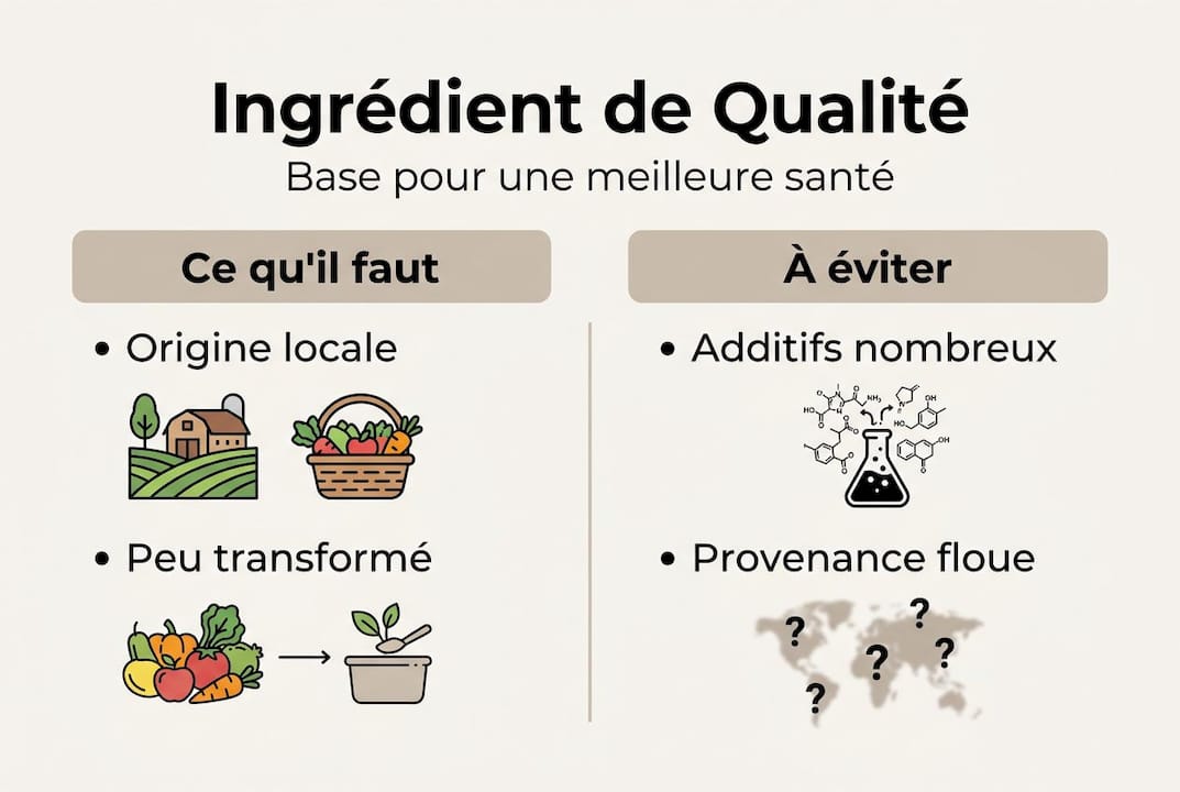Infographie : comment reconnaître des ingrédients de qualité