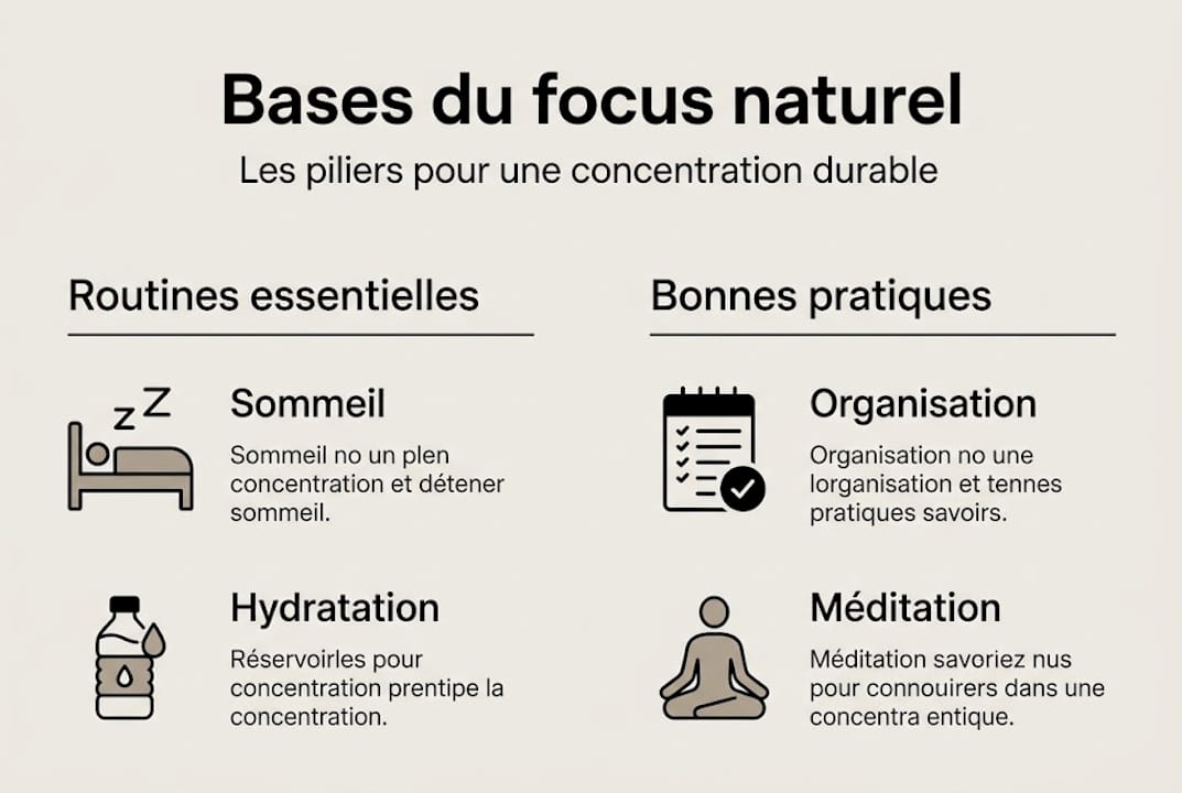 Visuel explicatif : les mécanismes naturels de la concentration
