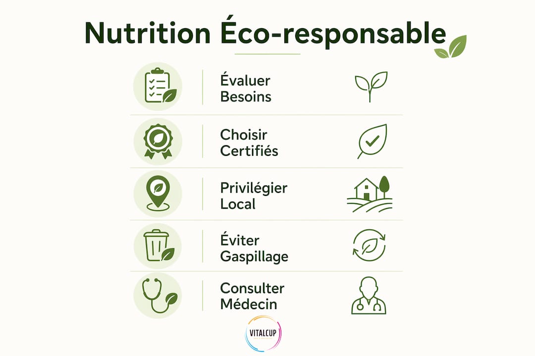 Les grandes étapes pour adopter une alimentation respectueuse de l’environnement en un coup d’œil