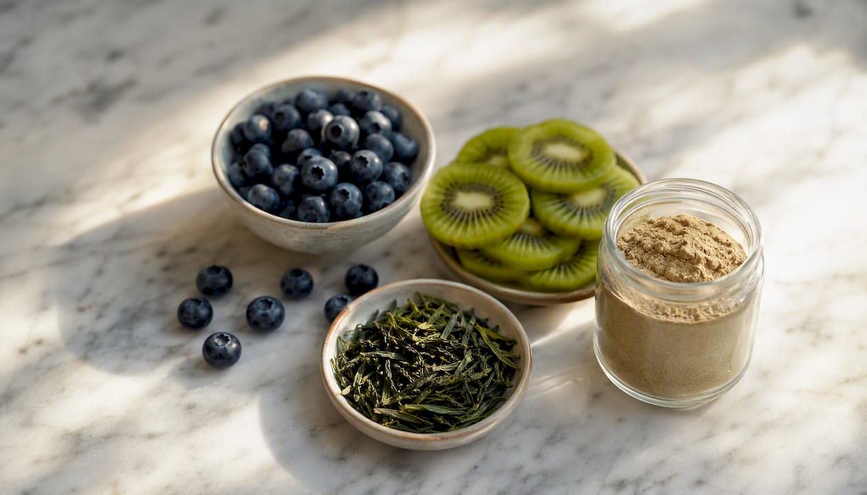 Les fruits et les plantes riches en antioxydants naturels