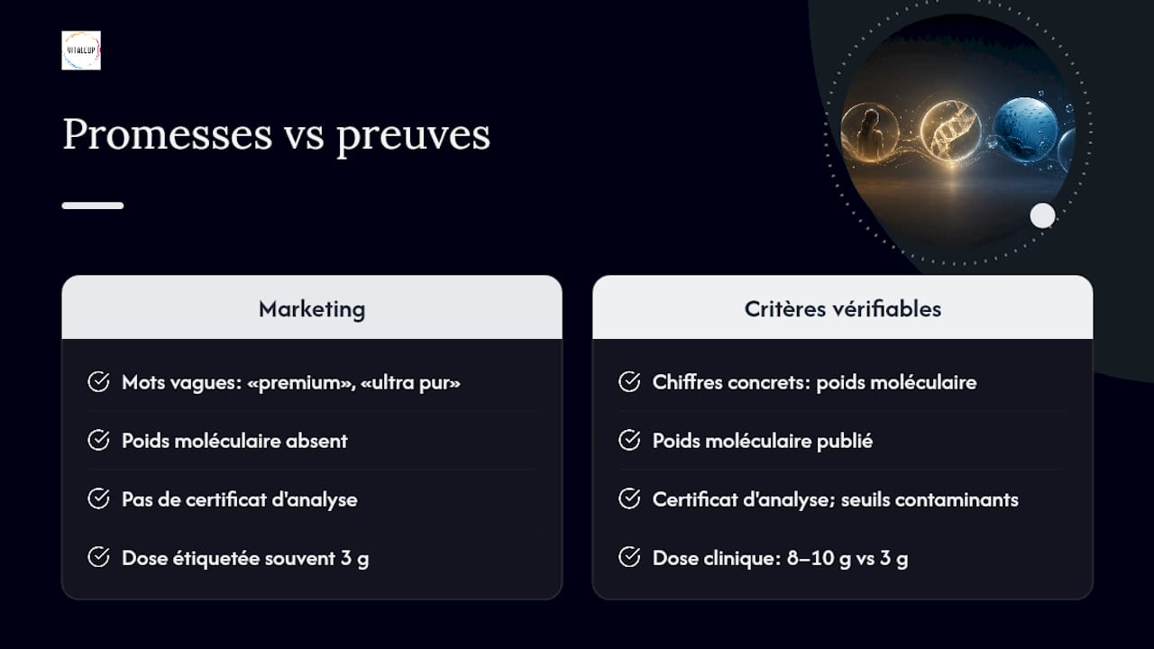 Pourquoi les critères vérifiables comptent plus que les promesses marketing — overview diagram