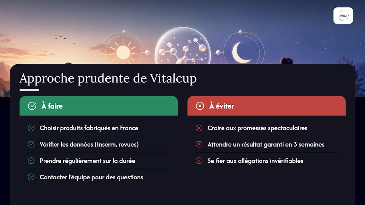 Pourquoi Vitalcup défend une approche prudente du collagène — overview diagram