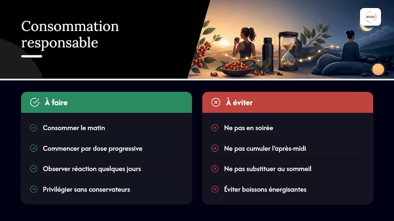 Le regard de Vitalcup sur une consommation matinale responsable — overview diagram