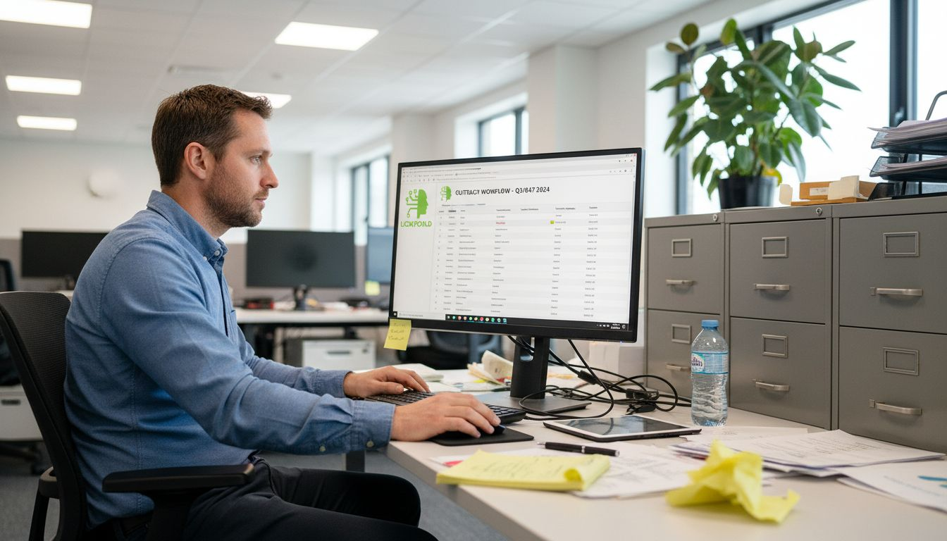 Professional managing AI-powered outbound targeting