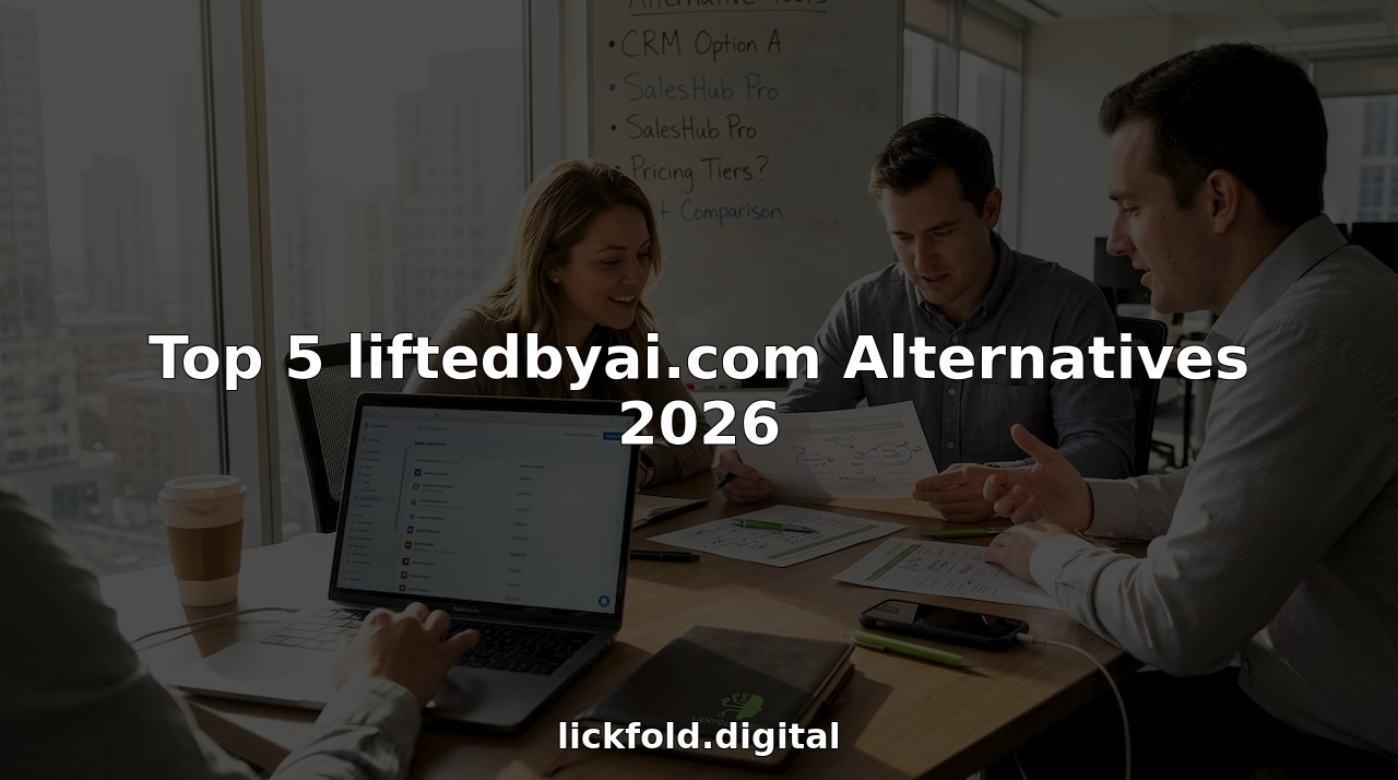 Team reviews AI sales tool alternatives in office