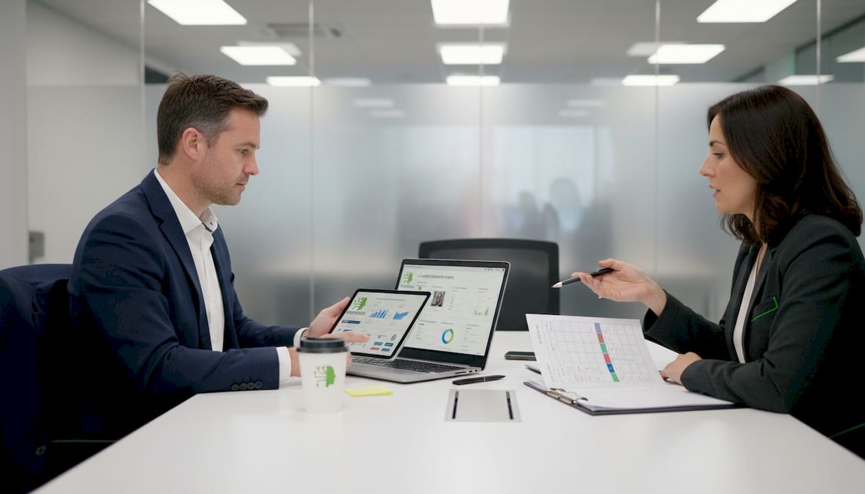 Sales ops team reviewing AI-filtered accounts