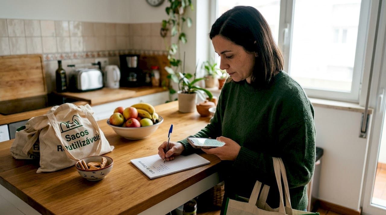 Como fazer lista de compras saudável em 5 passos