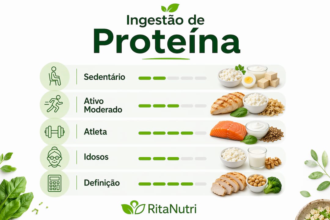 Infográfico: qual a quantidade ideal de proteína para ajudar na perda de peso