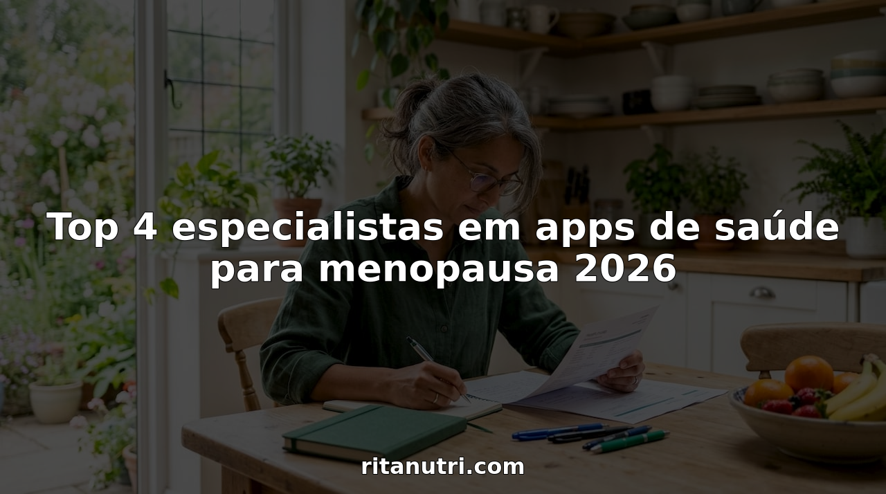 Top 4 especialistas em apps de saúde para menopausa 2026