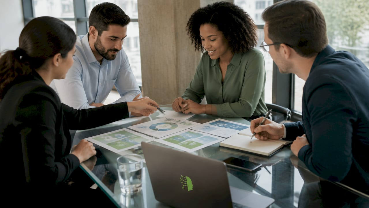 Close-up of hands discussing distributor partner types