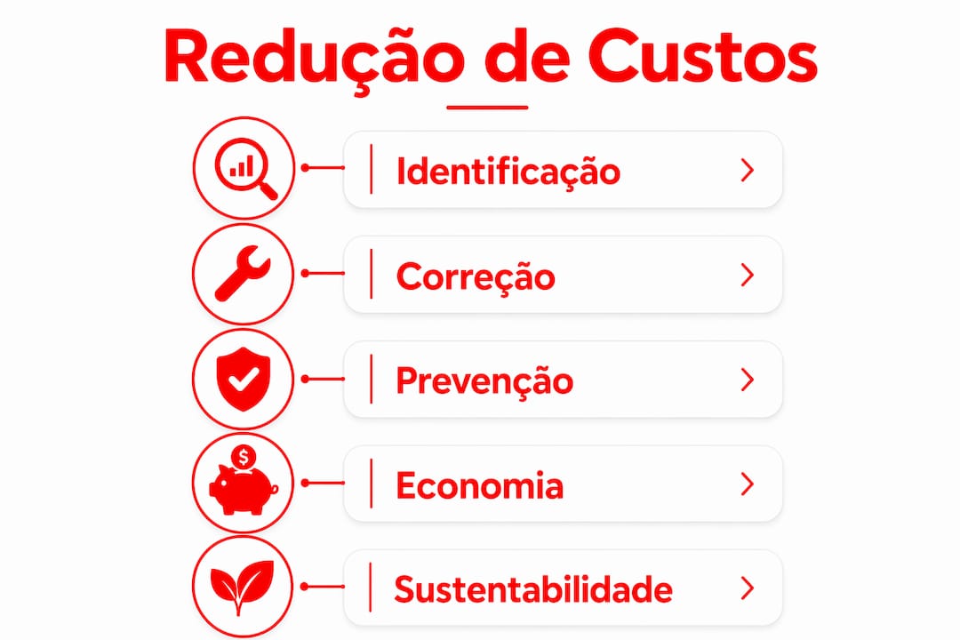 Infográfico detalhando as principais etapas para reduzir custos com a gestão de compliance trabalhista