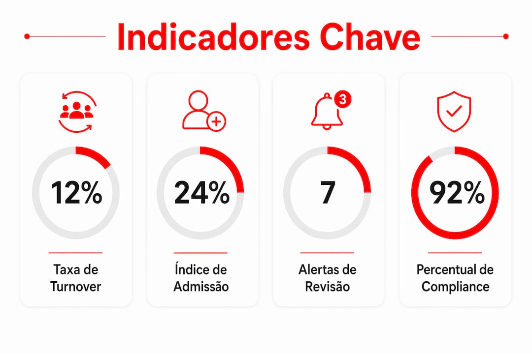 Infográfico destaca os principais indicadores relacionados ao turnover de documentos