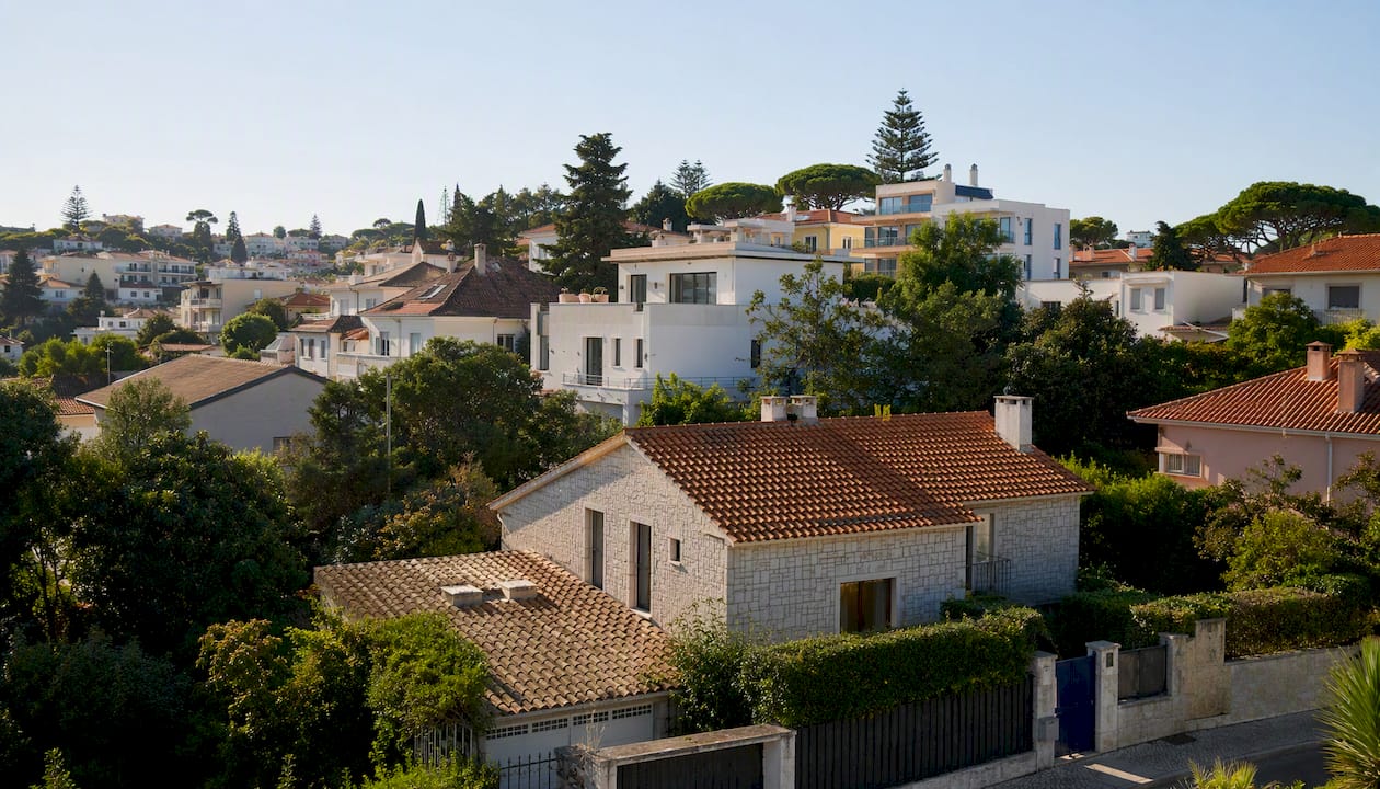 Moradias típicas dos arredores de Cascais