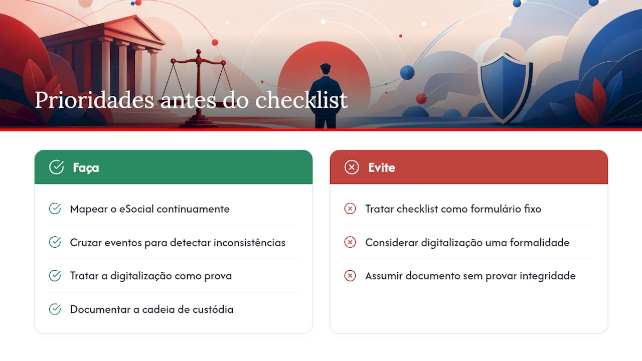 O que a maioria dos guias de defesa trabalhista ainda ignora — overview diagram