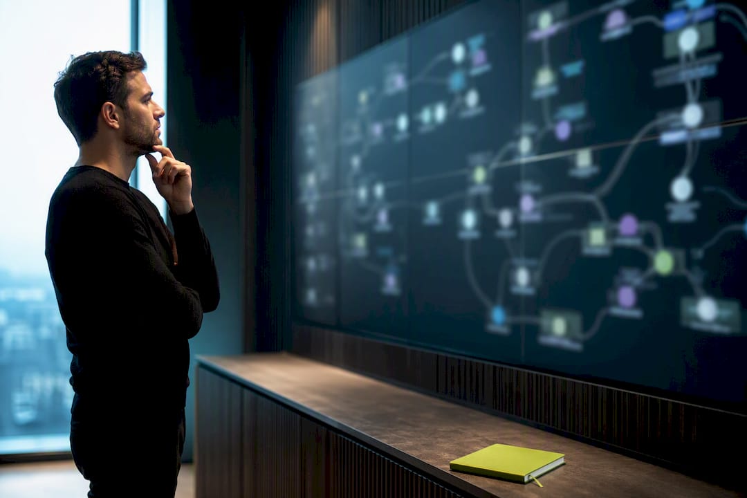 Specialist reviewing an internal link audit