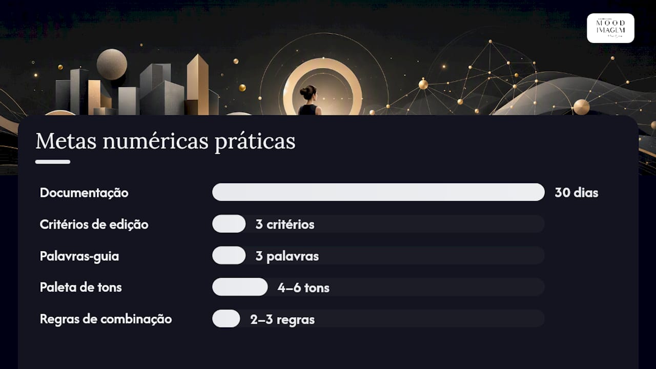 Passos práticos para descobrir e definir o teu estilo pessoal — overview diagram