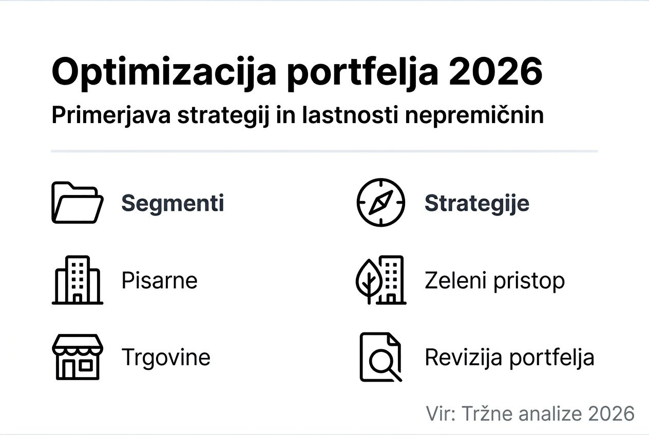 Infografika: najpomembnejši pristopi za učinkovito upravljanje portfelja nepremičnin
