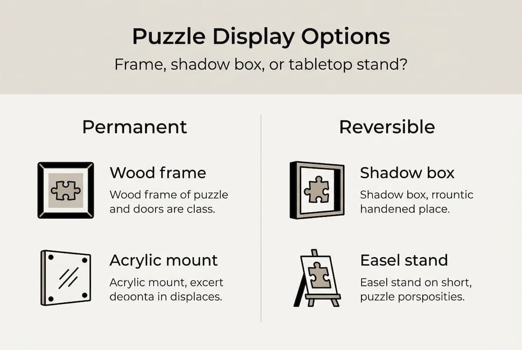 Infografika, ki primerja možnosti prikazovanja sestavljank