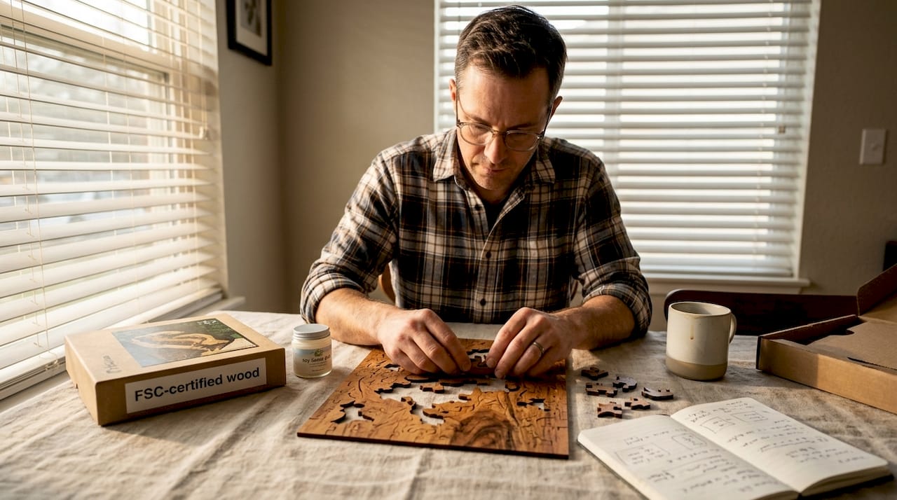 Oseba, ki sestavlja ekološke sestavne dele