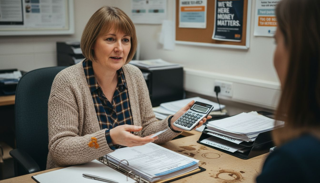 Bank adviser explains compensation payout sheet